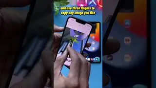 Quickly copy images from your iPhone to iPad using your fingers ! 🪄 