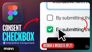 WEB DESIGN IN FIGMA ep.21: Consent CHECKBOX – Free UX / UI Course