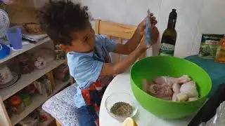 Готовим курочку! Рецепт ! Самый быстрый способ приготовления!