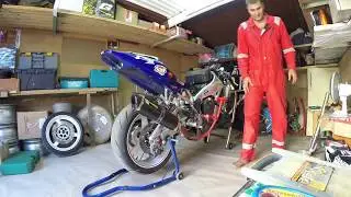 Yamaha R1 98-01 Обслуживание вилки и замена масла и сальников (Forks maintenance)
