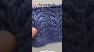 ''Örgü Modeli'' 2 Şiş ❤ Yelek Hırka Bluz Sweater Modeli ❤ How to ❤ Knitting Patterns