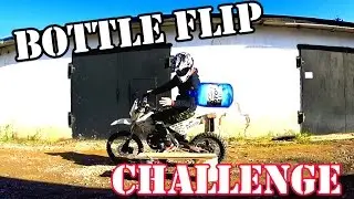Мото ботл флип челлендж! Moto bottle flip challenge!