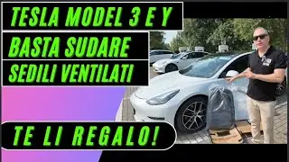 Ti REGALO TESLA Model 3 e Y copri SEDILI VENTILATI  #tesla  #accessoritesla  #teslaaccessori