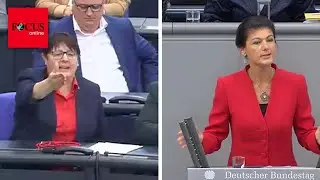 Als Wagenknecht über „Ampel-Ideologie“ schimpft, kriegt sich SPD-Frau nicht mehr ein
