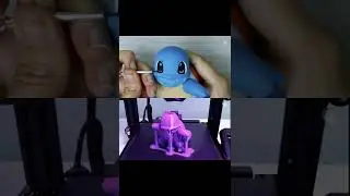 3D Printing Squirtle // #3dprinting #shorts