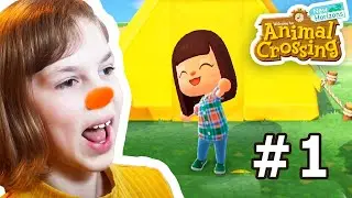 FIRST DAY IN ANIMAL CROSSING! - Gameplay Walkthrough  [Animal Crossing]