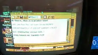 SymbOS Printer Daemon test (with WordPad)
