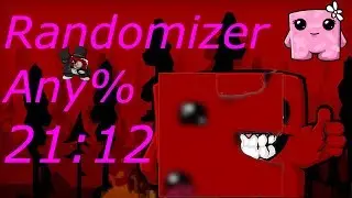PB: 21:12 Super Meat Boy Randomizer Any% Speedrun (random seed)