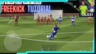 DREAM LEAGUE SOCCER 2021 UPDATED FREEKICK TUTORIAL | DLS 21