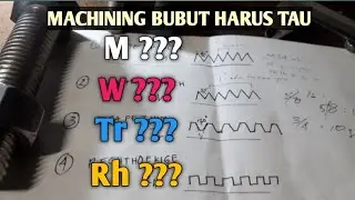 Mengenal Bentuk dan Pengukuran Drat/Ulir
