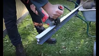 Installation advise: How to cut DuraPost with a angle grinder