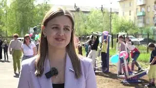 Новая детская спортивная площадка появилась в жилом районе Энергетик