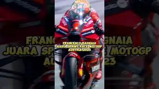 Francesco Bagnaia Juara Sprint Race MotoGP Austria 2023 #shorts