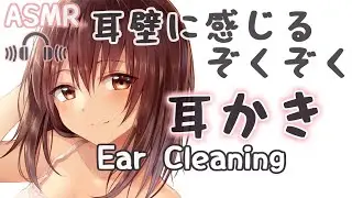 【寝落ち用ASMR】耳壁へのぞくぞく刺激、ぞりぞり耳かき 💤ジェルマッサージ/ Ear cleaning , Whispering