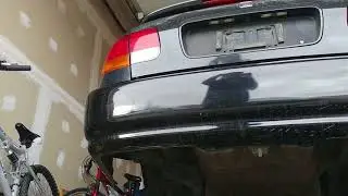 1997 Civic muffler and resonator delete straight pipe exhaust