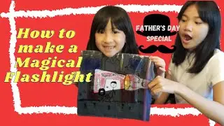 Father's Day Card Easy| How to make Magical Flashlight| DIY Father's day gift