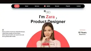 Beautiful Landing Home Page Using HTML CSS | Landing Page Development | Web Developping for Begginer