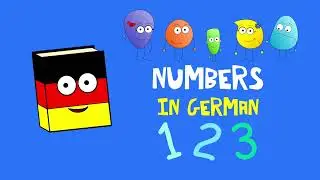 🇩🇪 German 1 to 10 children's song | Deutsche Zahlen, Lied für Kinder