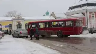 ЛиАЗ-677 в Арзамасе 31 марта 2018 года