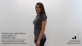 Custom BELLA LADIES 100% RINGSPUN COTTON T-Shirt Style 6004 360° Product Video by Coed Monkey