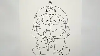 How to Draw Doraemon Step by Step | Doraemon Drawing | Sketch Drawing | Easy Sketches