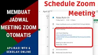 Zoom Di Google Calendar, Schedule Zoom di Google Calendar