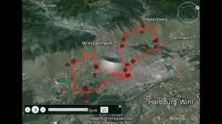 Parcours du Marathon de Colmar 2015