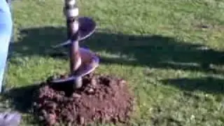 Post Hole Borer - Petrol Hydraulic - HIRECENTRES.COM