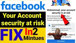 your account security is at risk facebook 2023 | your account security is at risk facebook | FB