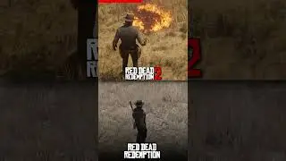 🤯RDR 2 vs RDR | Fire Spreading Comparison🔥