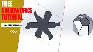 Solidworks Tutorial From ZERO (Lesson20) 👀 Convert to sheet metal method