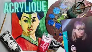 Acrylique débutant : Amuse toi à peindre à l'acrylique !