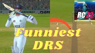FUNNIEST DRS IN REAL CRICKET 22 | THIRD UMPIRE CHANGED DECISION