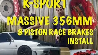 MASSIVE 356MM 8-POT BIG BRAKE INSTALL | TURBO COMMODORE BEAST [P1]