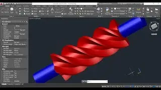 how to make worm gear in auto cad