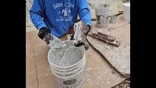 800 ⁰F mortar mix!  😱   #masonry #brickwork #construction #historicalpreservation