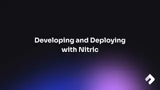 Listen In: Developer Experience with Nitric