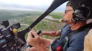 Gyro fly Over the Outskirts of Darwin -Looking for crocs