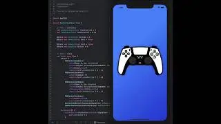 Animated PS5 controller created with 