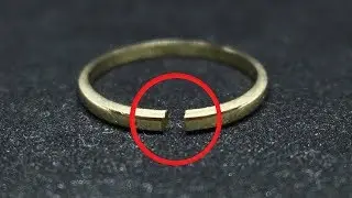 GOLD WEDDING RING BASIC REPAIR/RESTORATION (4)