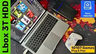 LaunchBox 3T HDD 10,000+ PC/3D games, including XBOX, PS1, PS2, PS3, PS4, Switch, Wii, etc