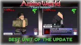 Eren Is THE BEST Unit In The Anime World Tower Defense Update