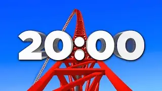 20 Min Countdown Timer (Roller Coaster) 🎢
