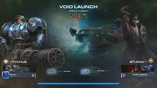 StarCraft 2 Co-Op Mutation 436 - Triple Threat. Tychus P1