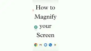 How to Magnify any screen in Android Phone | Best Android Tricks | Android Features Magnifier #howto