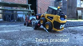 Bruder small trailer RC conversion : teaser video