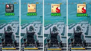 ALL SNAPDRAGON CPU COMPARISON IN CALL OF DUTY MOBILE 🤯