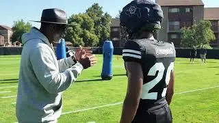 FALL CAMP : Coach Prime Coaches Up DBs