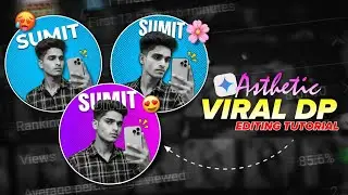 Instagram Viral Aesthetic Profile Photo Editing 2026 😍 | Stylish DP Editing Tutorial (Step-by-Step)