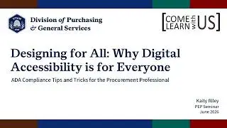 Designing for All: Why Digital Accessibility is for Everyone (ADA basics)